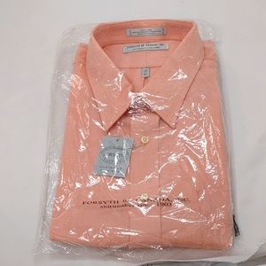 NWT Forsyth Of Canada  19 L Big Crowsfoot P/C Style Shirt